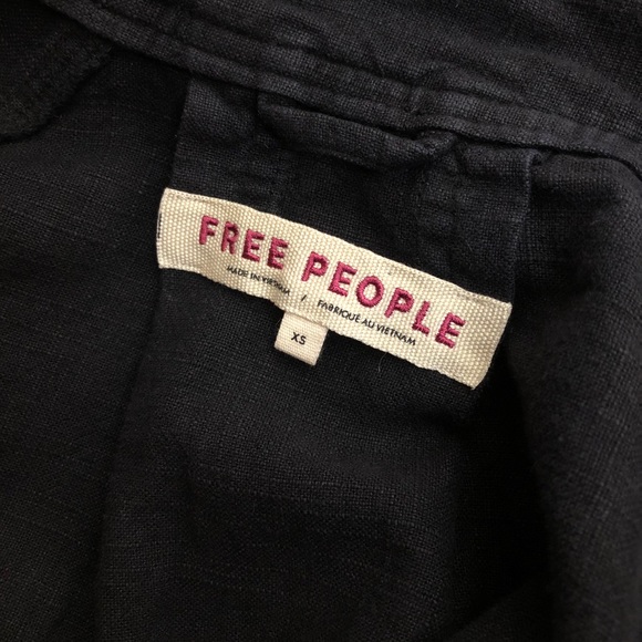 People Jayden Safari Jacket Black Xs 